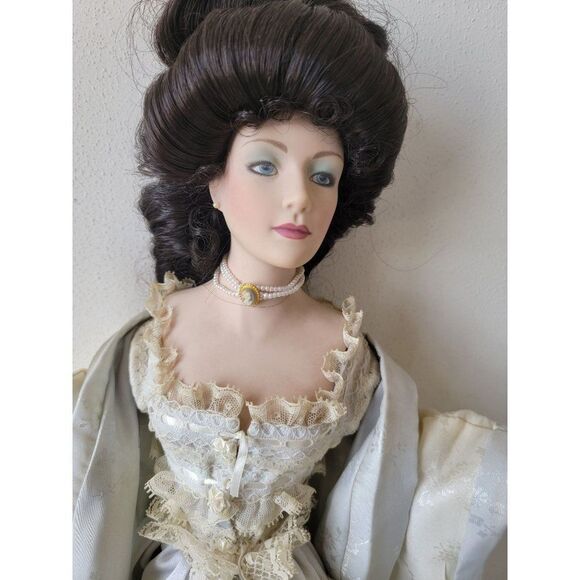 Franklin heirloom boudier doll AS IS Gibson Girl porcelain collectible - Picture 6 of 16